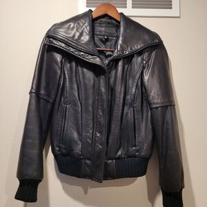 Avanti Black Leather Jacket